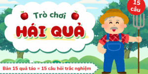 Trò chơi Hái quả PowerPoint (bản 15 quả)