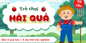 Trò chơi Hái quả PowerPoint (bản 4 quả)