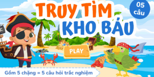 Trò chơi Truy tìm kho báu PowerPoint (bản 5 câu hỏi)