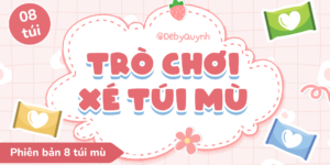 Trò chơi Xé túi mù - bản 08 túi mù (Lưu ý: túi mù rỗng chưa có sẵn nội dung, thầy cô chèn vào nhé)