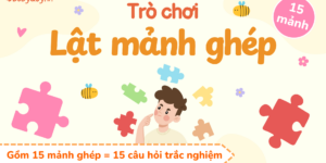 Trò chơi Lật mảnh ghép PowerPoint (bản 15 câu hỏi)