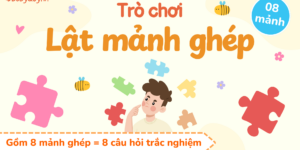 Trò chơi Lật mảnh ghép PowerPoint (bản 08 câu hỏi)