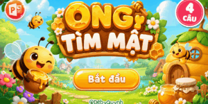Game Ong tìm mật PowerPoint (Bản 04 câu hỏi)