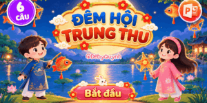 Game Đêm hội Trung thu PowerPoint (Bản 06 câu hỏi)